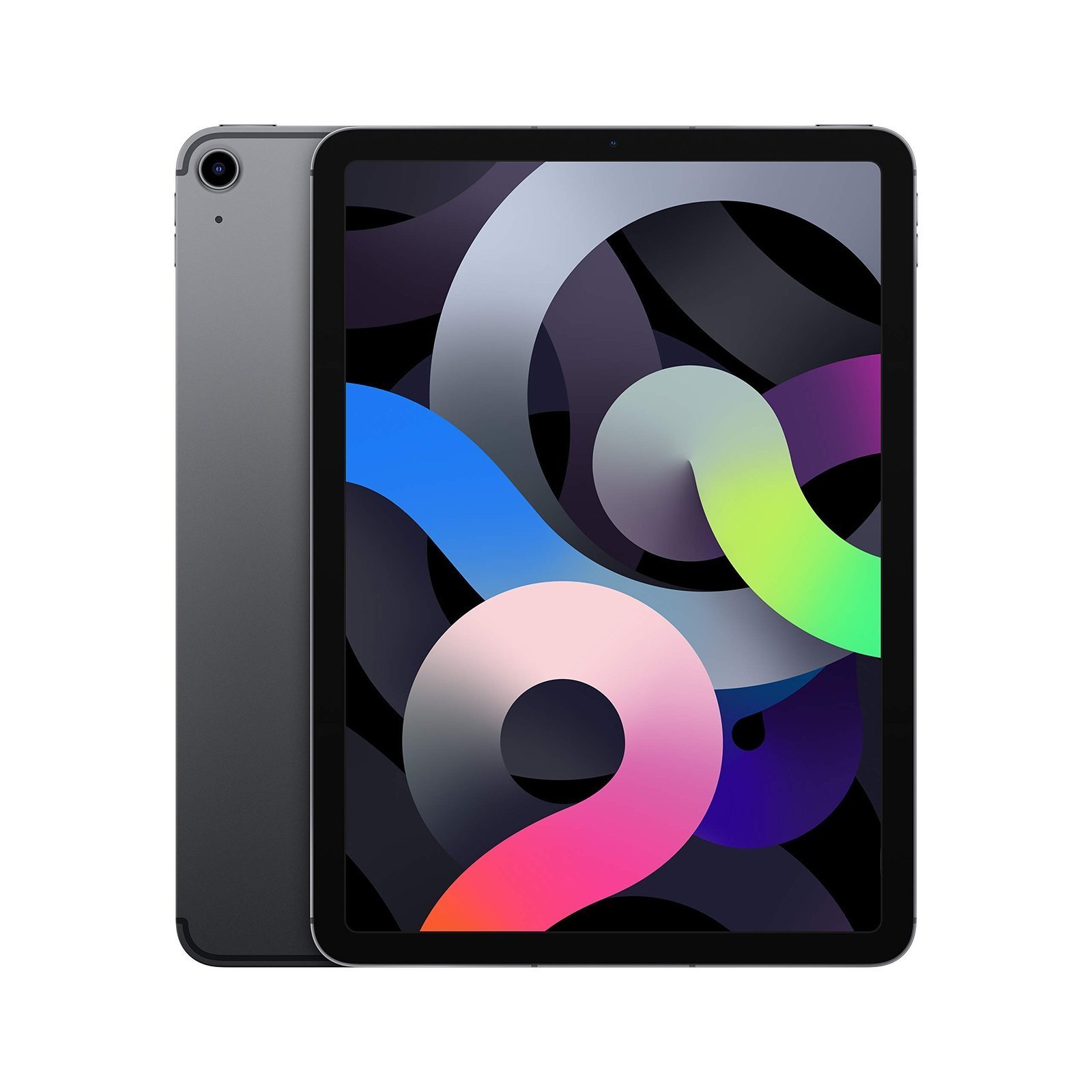 Apple 10.9-inch iPad Air Wi-Fi 10.9-inch, Wi-Fi + Cellular, 64GB) - Black (Latest Model, 4th Generation) (Renewed)